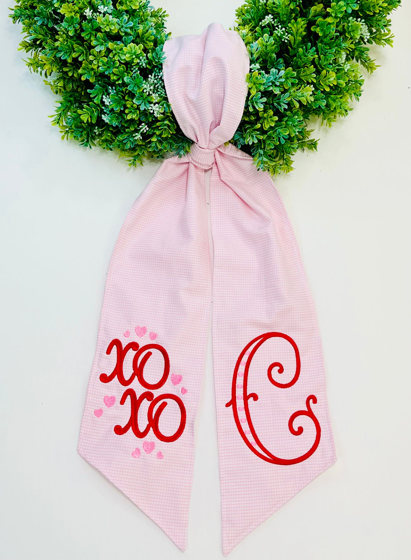 Valentine's Day XOXO - Wreath Sash - Perfectly Playful Designs