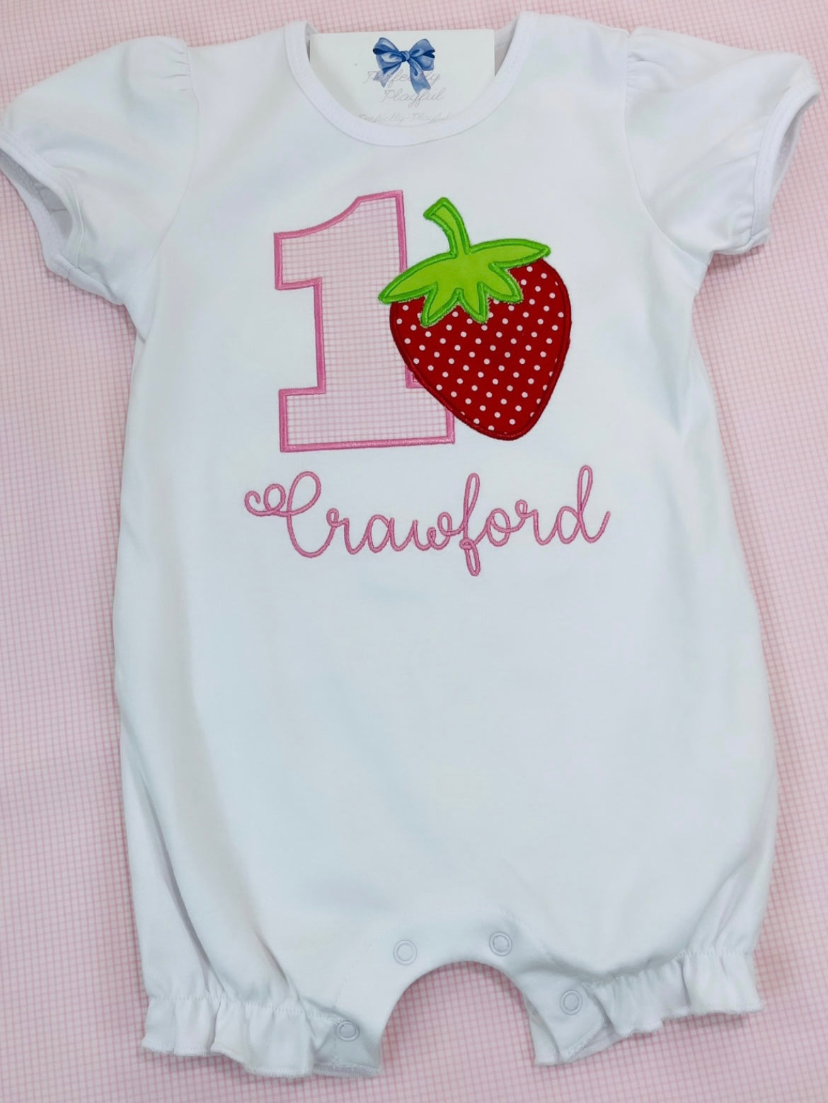 Berry Sweet First Birthday - Romper - Perfectly Playful Designs