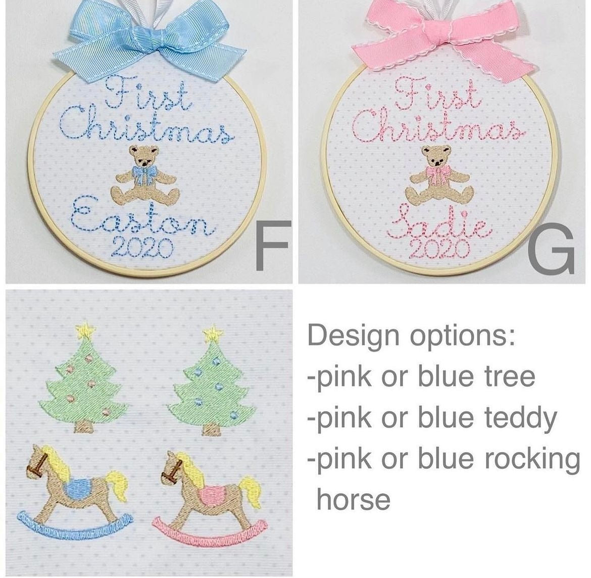 Christmas Ornaments - 5in - Perfectly Playful Designs