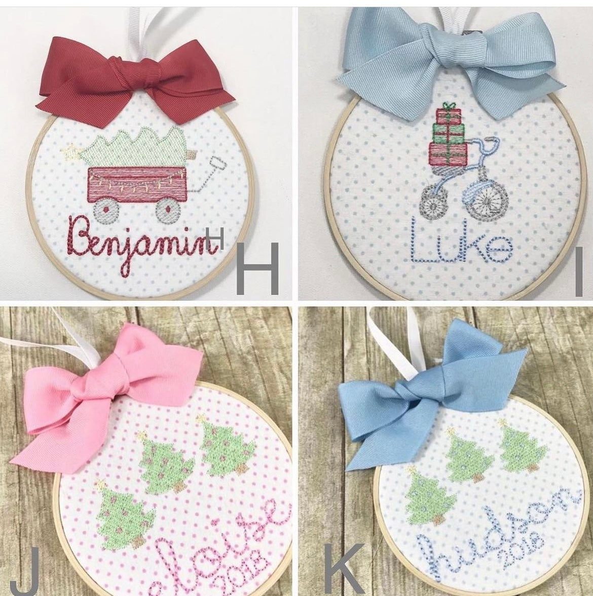 Christmas Ornaments - 5in - Perfectly Playful Designs