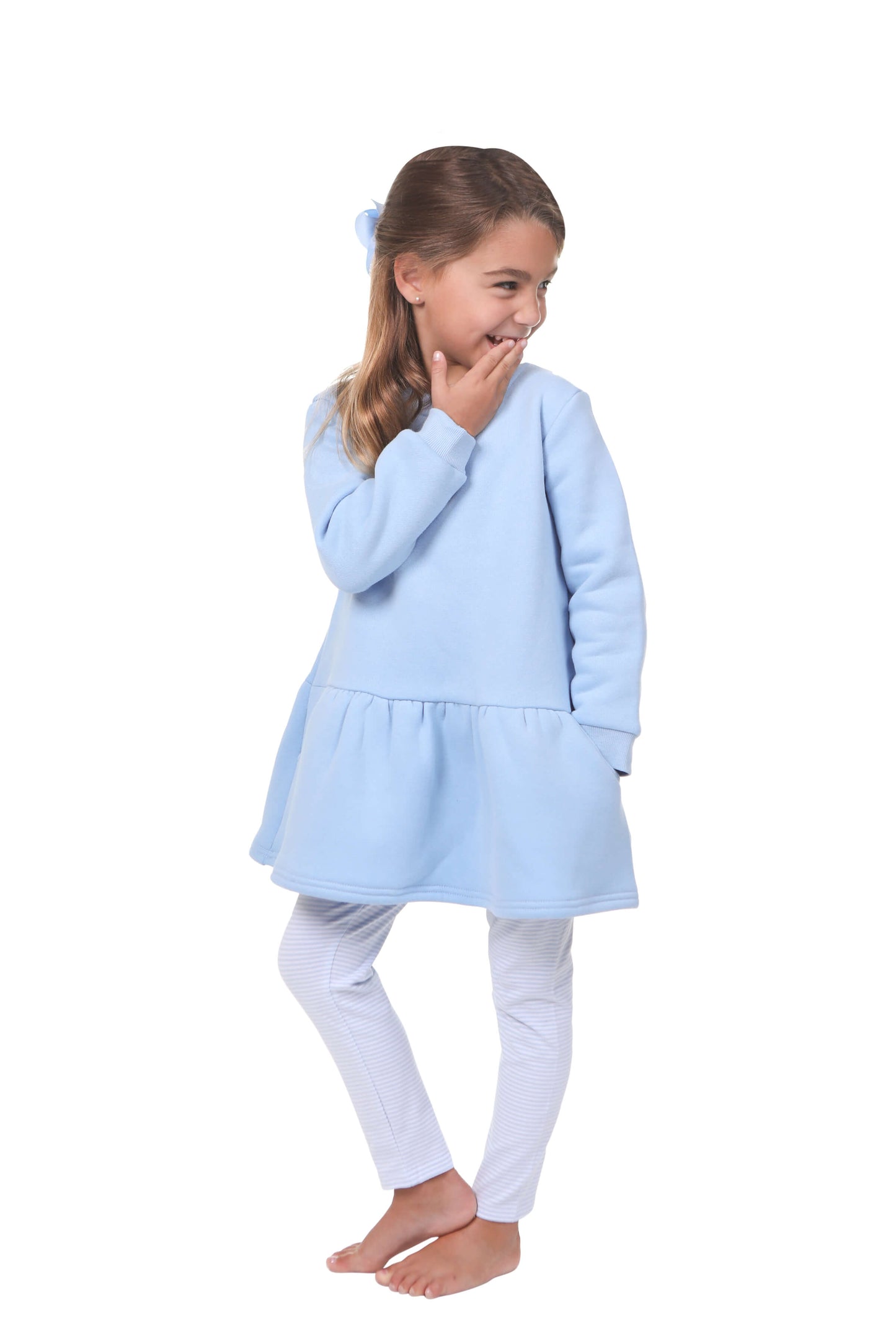 Tunic Ruffle Sweatshirt and Matching Leggings